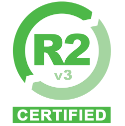 R2v3 Responsible Recycling certification badge